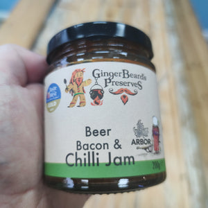 Beer, Bacon & Chilli Jam - Gingerbeard (200ml)