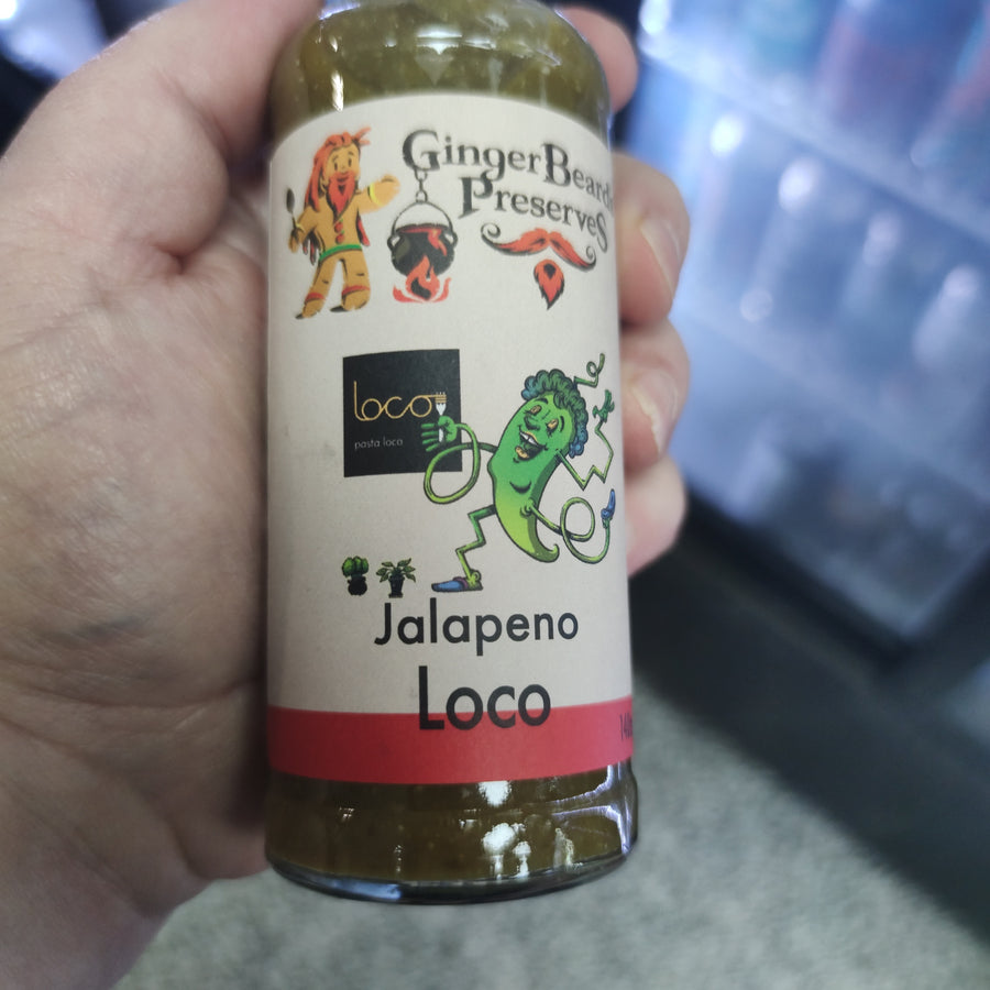 Jalapeno Hot Sauce - Gingerbeard (Ve) (GF) (140ml)