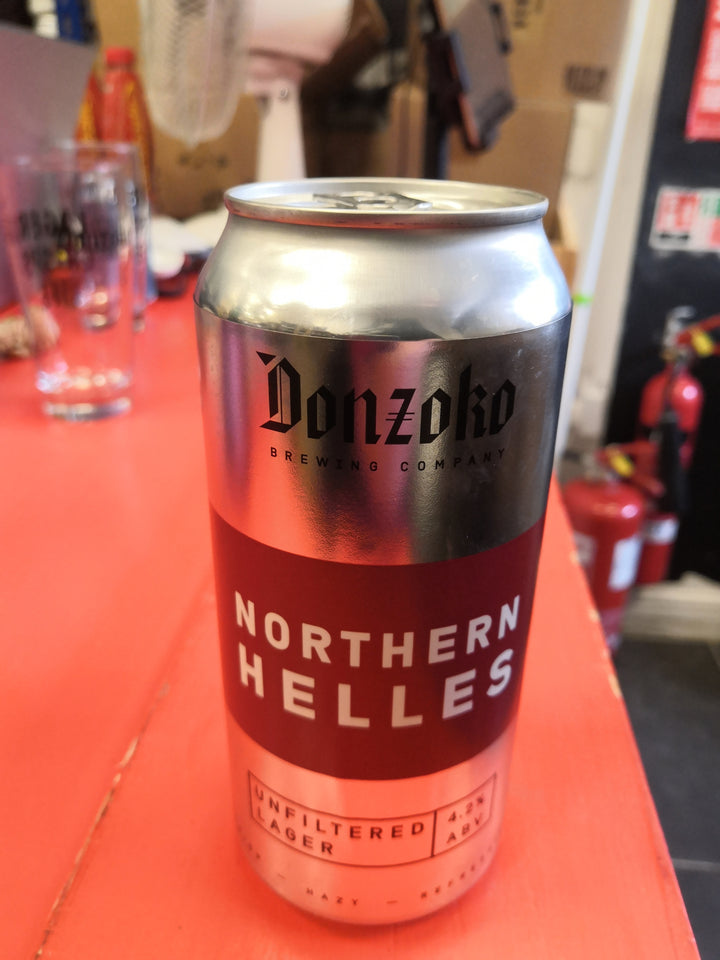 Donzoko Northern Helles (500ml Can) - Pop’n’Hops