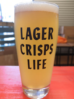 Donzoko Lager Crisps Life Glass